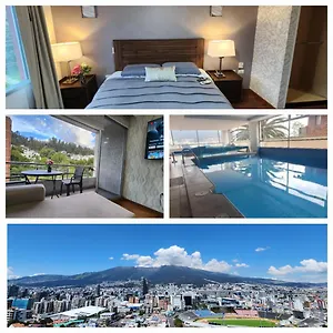 Excelente Vista Panoramica,piscina,sauna,seguridad 24h,acojedor,confortable,excellent Panoramic View, Swimming Pool, Private Security 24h Comfortable And Cozy * Quito